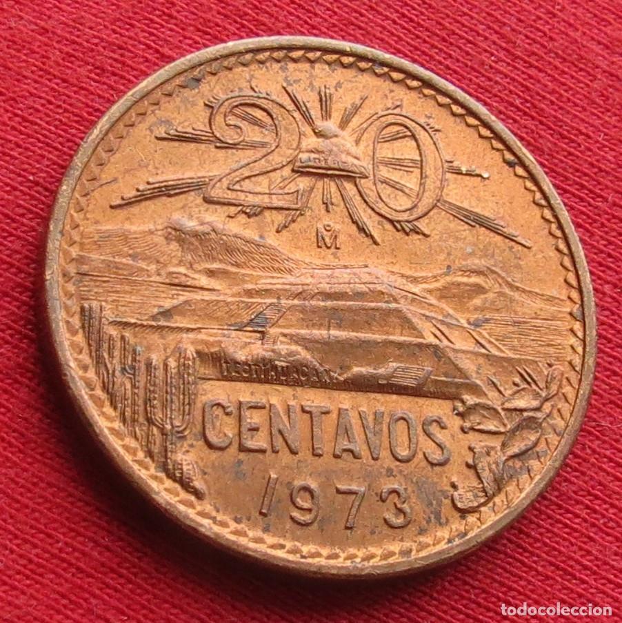 Monedas antiguas de Am&eacute;rica: Mexico 20 centavos 1973 - Foto 1