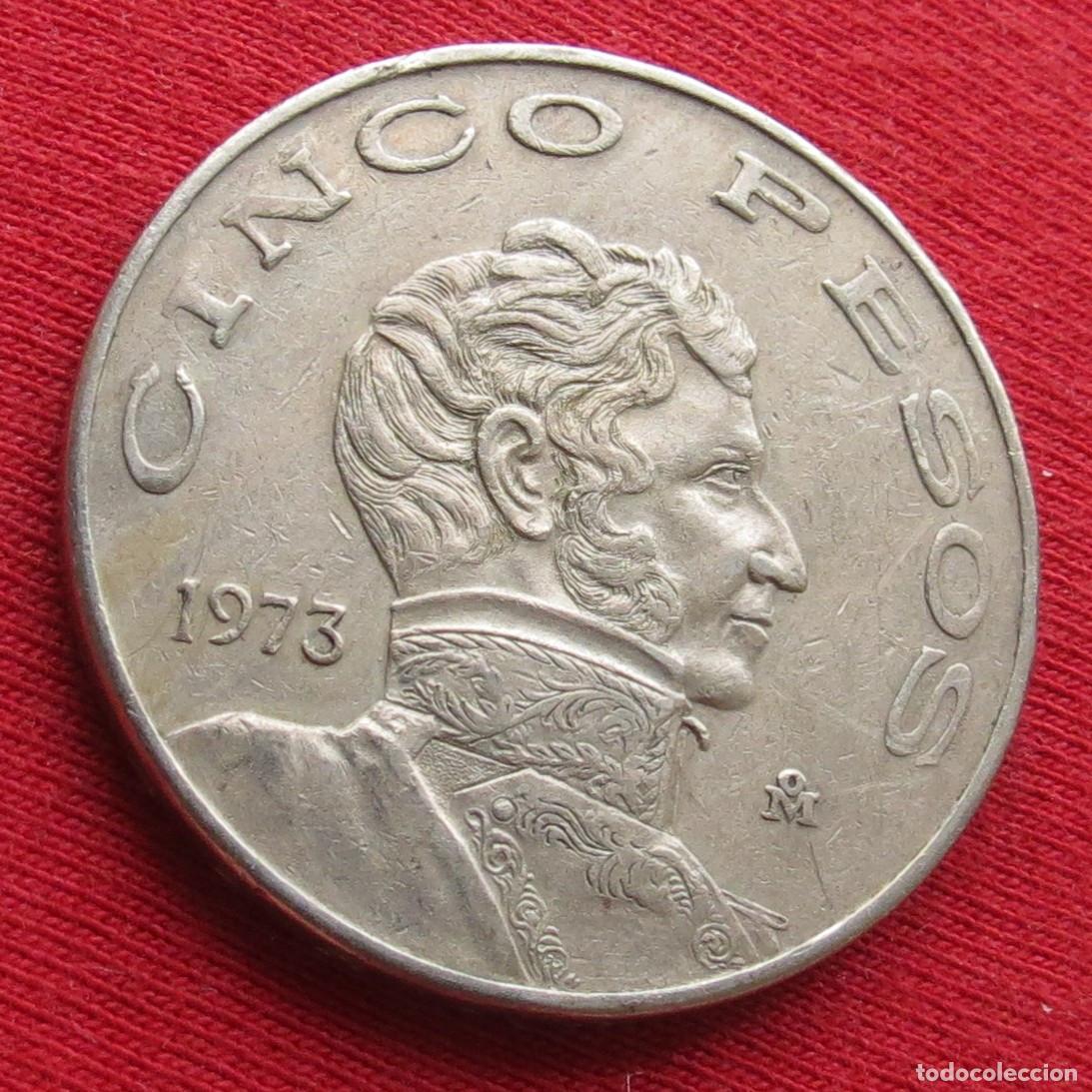 Monedas antiguas de Am&eacute;rica: Mexico 5 pesos 1973 , - Foto 1