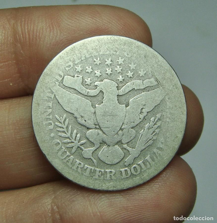 Monedas antiguas de Am&eacute;rica: 1/4 de Dolar. PLATA. U.S.A - 1898 - Foto 2