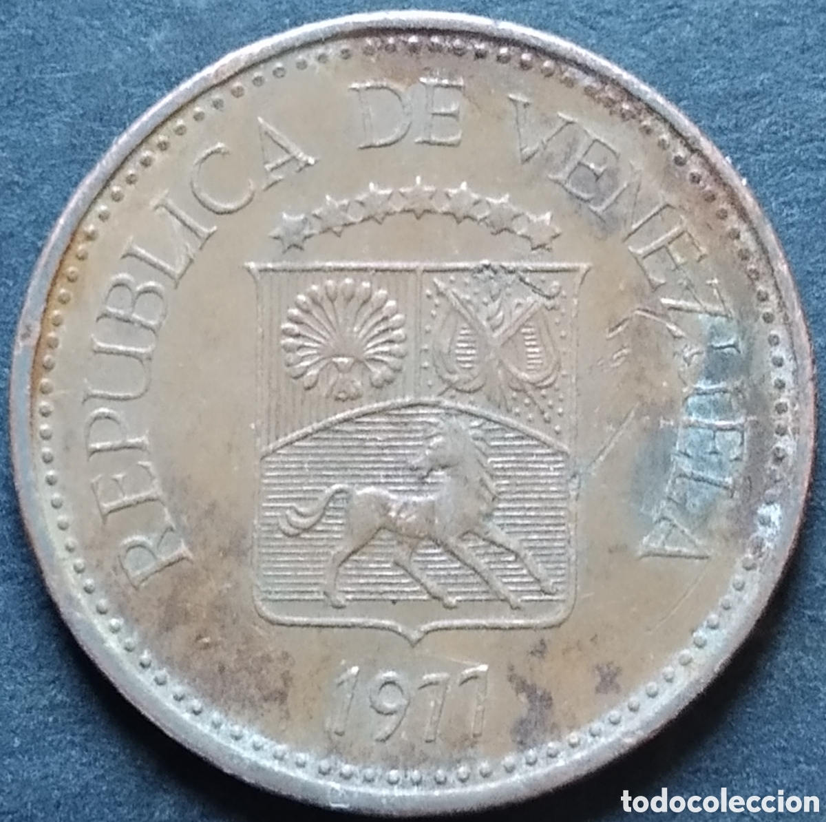 Monedas antiguas de Am&eacute;rica: MONEDA - VENEZUELA 5 CENTIMOS 1977 - Foto 2