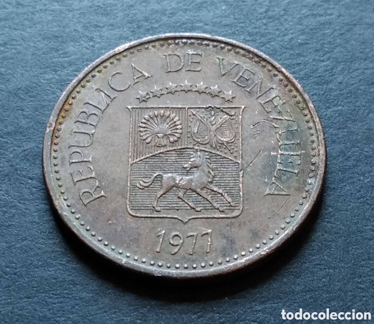 Monedas antiguas de Am&eacute;rica: MONEDA - VENEZUELA 5 CENTIMOS 1977 - Foto 4
