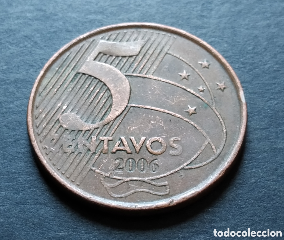 Monedas antiguas de Am&eacute;rica: MONEDA - BRASIL 5 CENTAVOS 2006 - Foto 3
