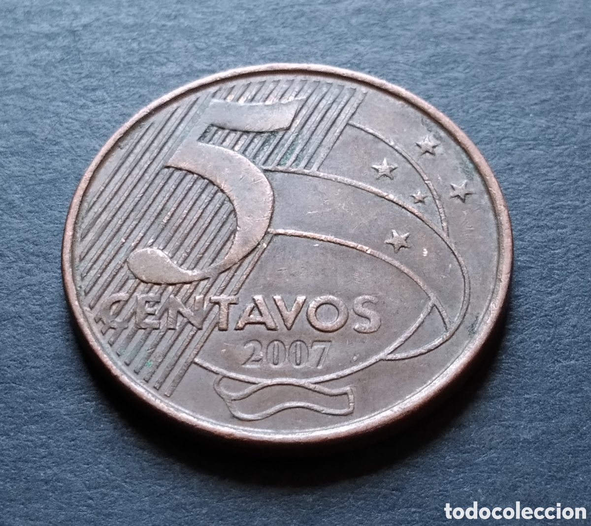 Monedas antiguas de Am&eacute;rica: MONEDA - BRASIL 5 CENTAVOS 2007 - Foto 3