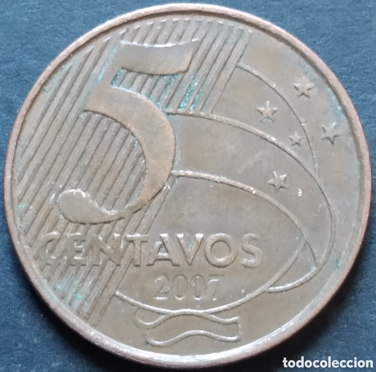 Monedas antiguas de Am&eacute;rica: MONEDA - BRASIL 5 CENTAVOS 2007 - Foto 1
