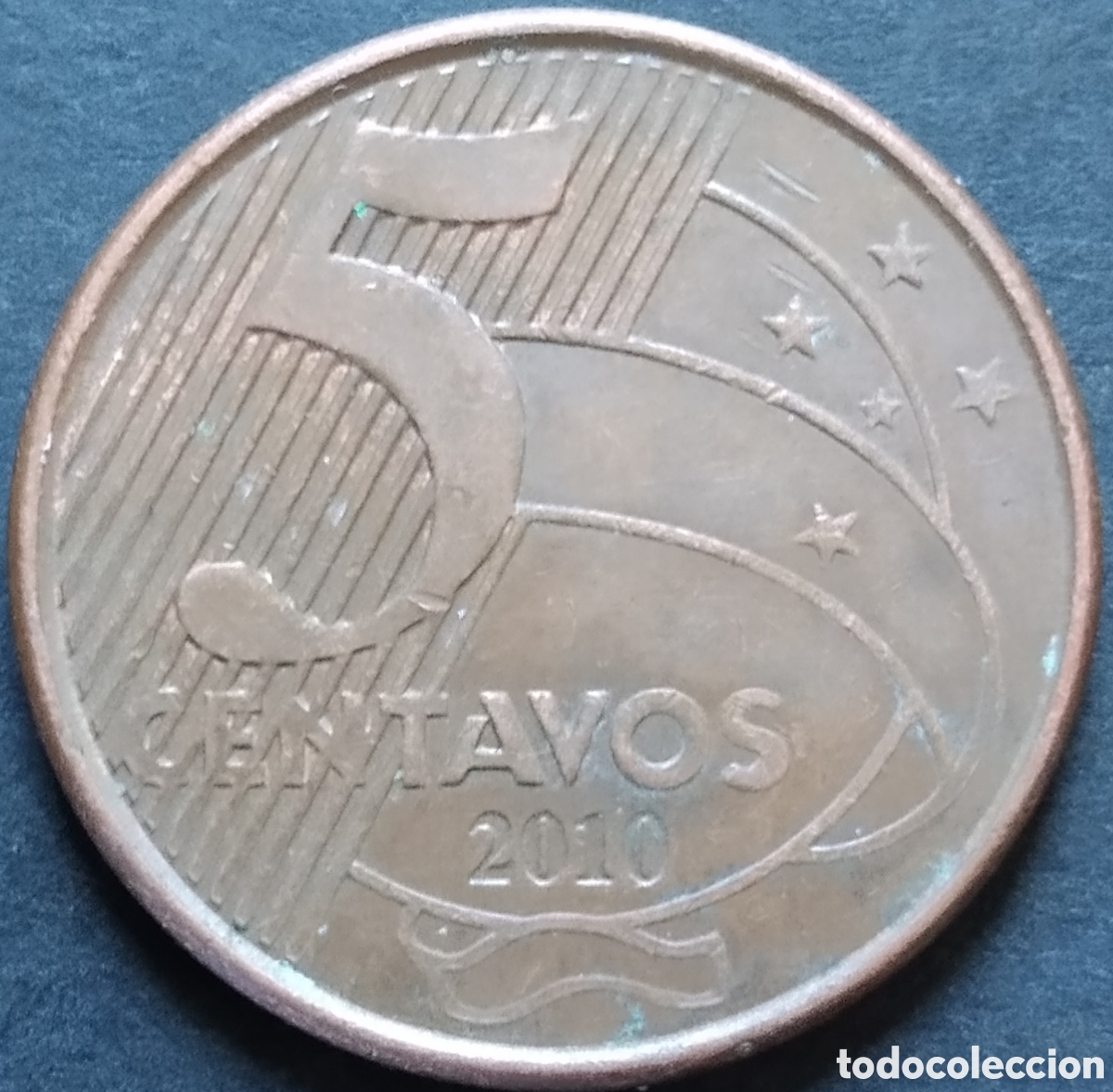 Monedas antiguas de Am&eacute;rica: MONEDA - BRASIL 5 CENTAVOS 2010 - Foto 1