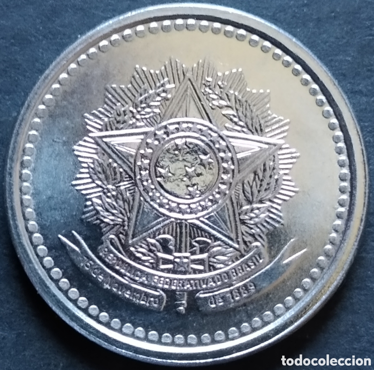 Monedas antiguas de Am&eacute;rica: MONEDA - BRASIL 10 CENTAVOS 1987 - Foto 2