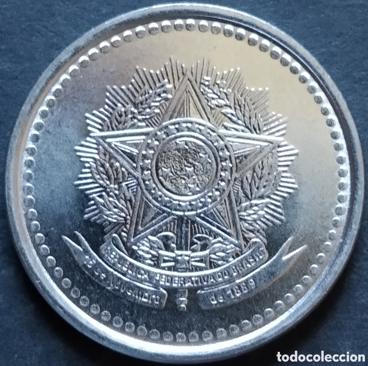 Monedas antiguas de Am&eacute;rica: MONEDA - BRASIL 20 CENTAVOS 1987 - Foto 2