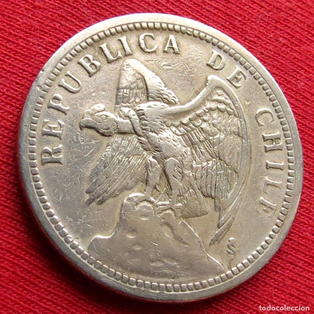 Monedas antiguas de Am&eacute;rica: Chile 1 peso 1933 #2 - Foto 2
