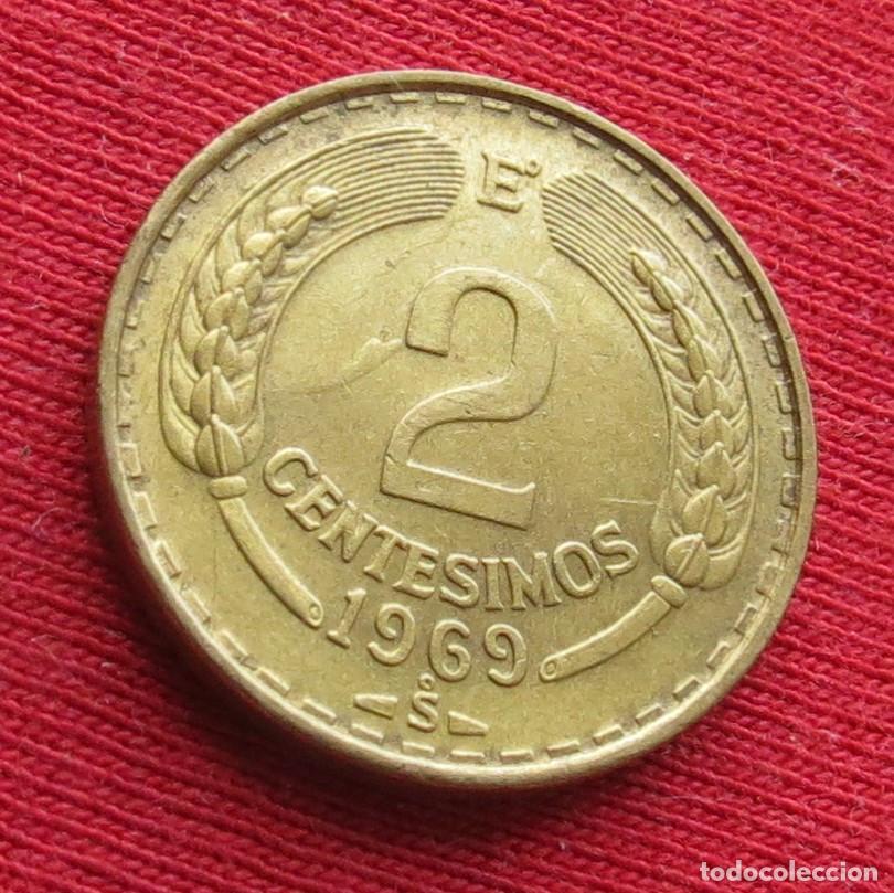Monedas antiguas de Am&eacute;rica: Chile 2 centesimos 1969 - Foto 1