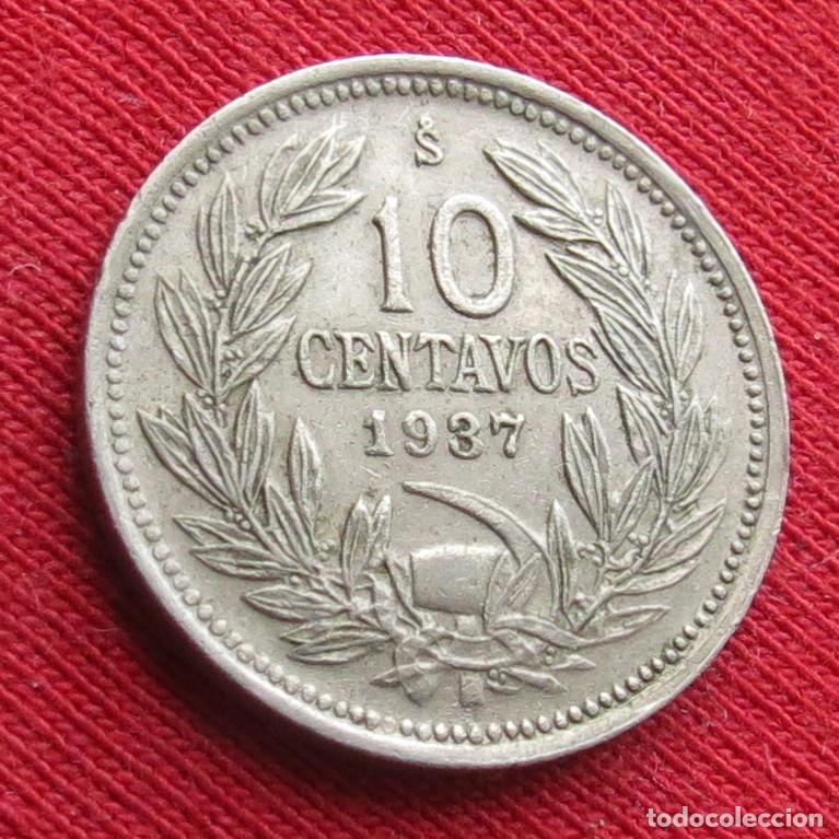 Monedas antiguas de Am&eacute;rica: Chile 10 centavos 1937 - Foto 1