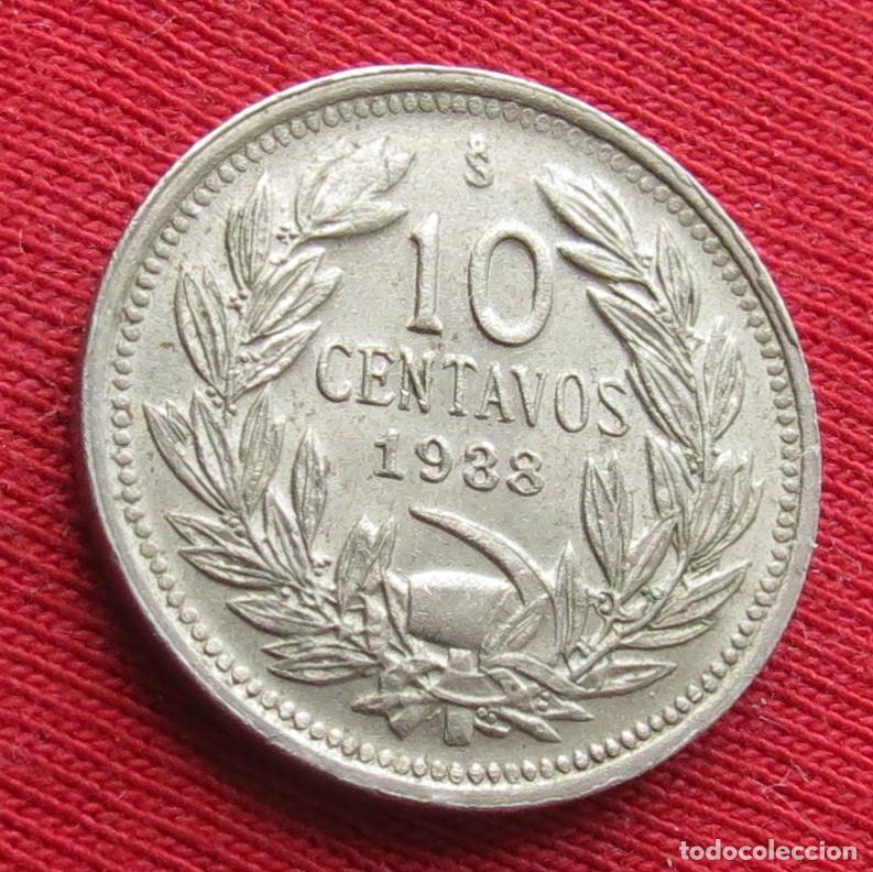 Monedas antiguas de Am&eacute;rica: Chile 10 centavos 1938 - Foto 1