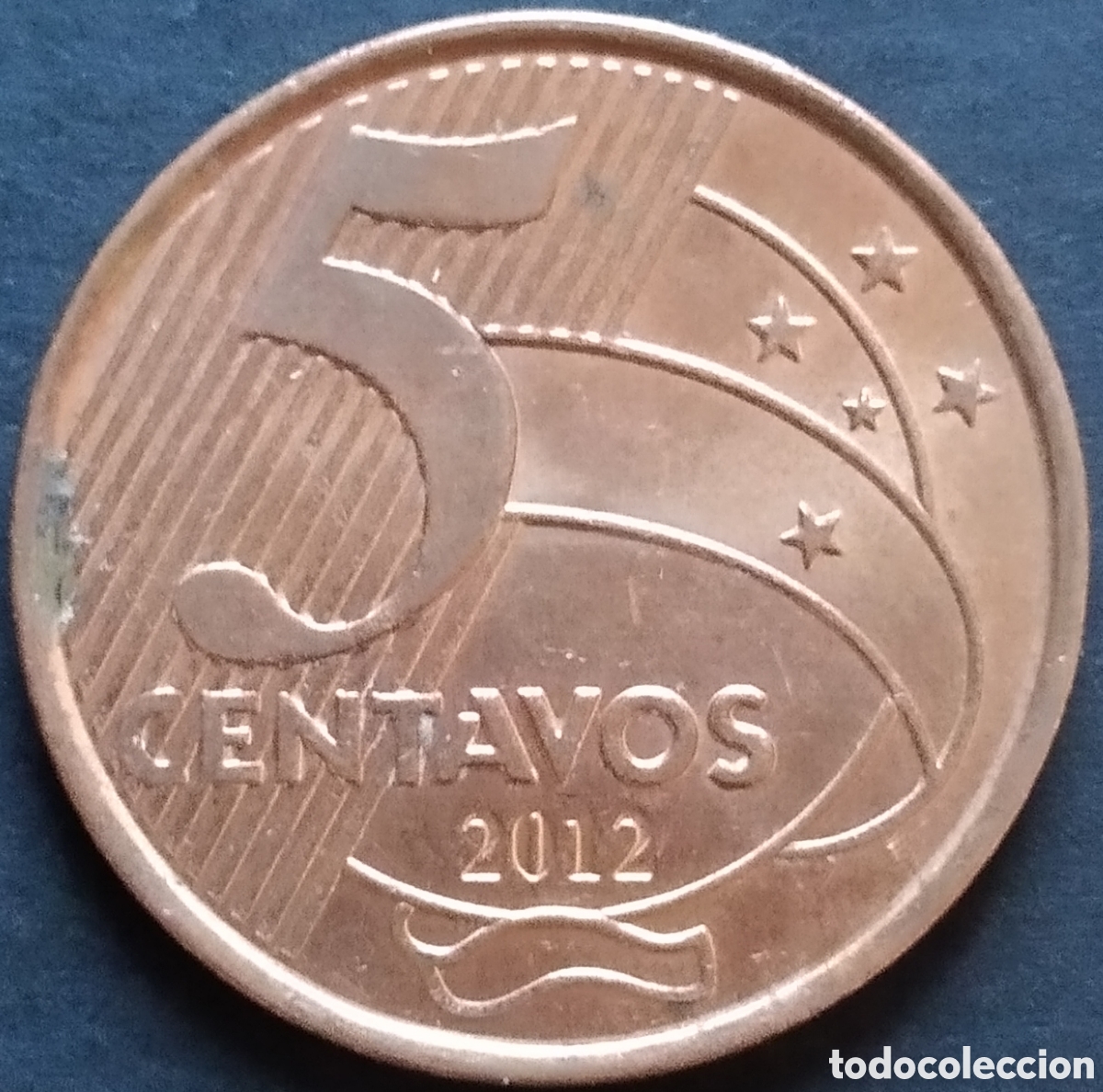 Monedas antiguas de Am&eacute;rica: MONEDA - BRASIL 5 CENTAVOS 2012 - Foto 1