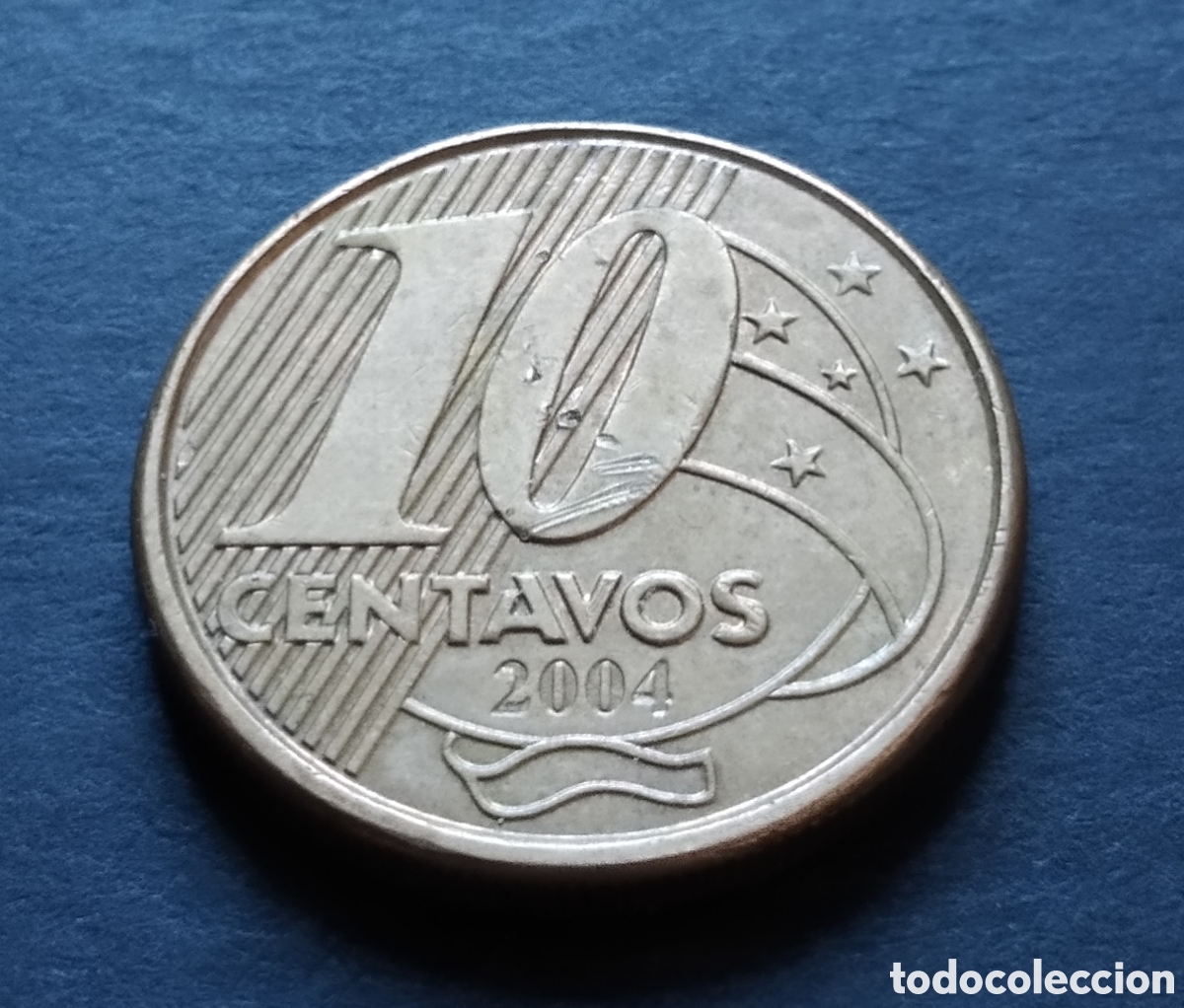 Monedas antiguas de Am&eacute;rica: MONEDA - BRASIL 10 CENTAVOS 2004 - Foto 3