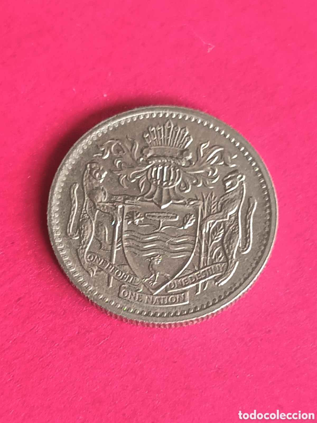 Monedas antiguas de Am&eacute;rica: GUYANA. 10 C&Eacute;NTIMOS DE 1991. - Foto 2