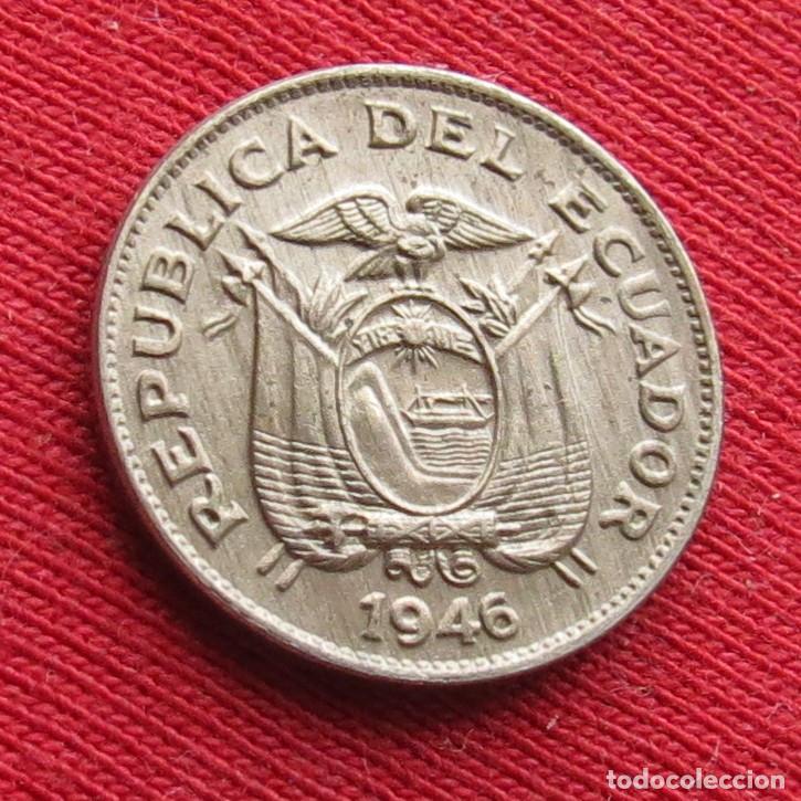 Monedas antiguas de Am&eacute;rica: Ecuador 5 centavos 1946 - Foto 2