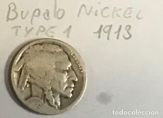 Monedas antiguas de Am&eacute;rica: BUFALO NICKEL TYPE 1 1913 - Foto 2