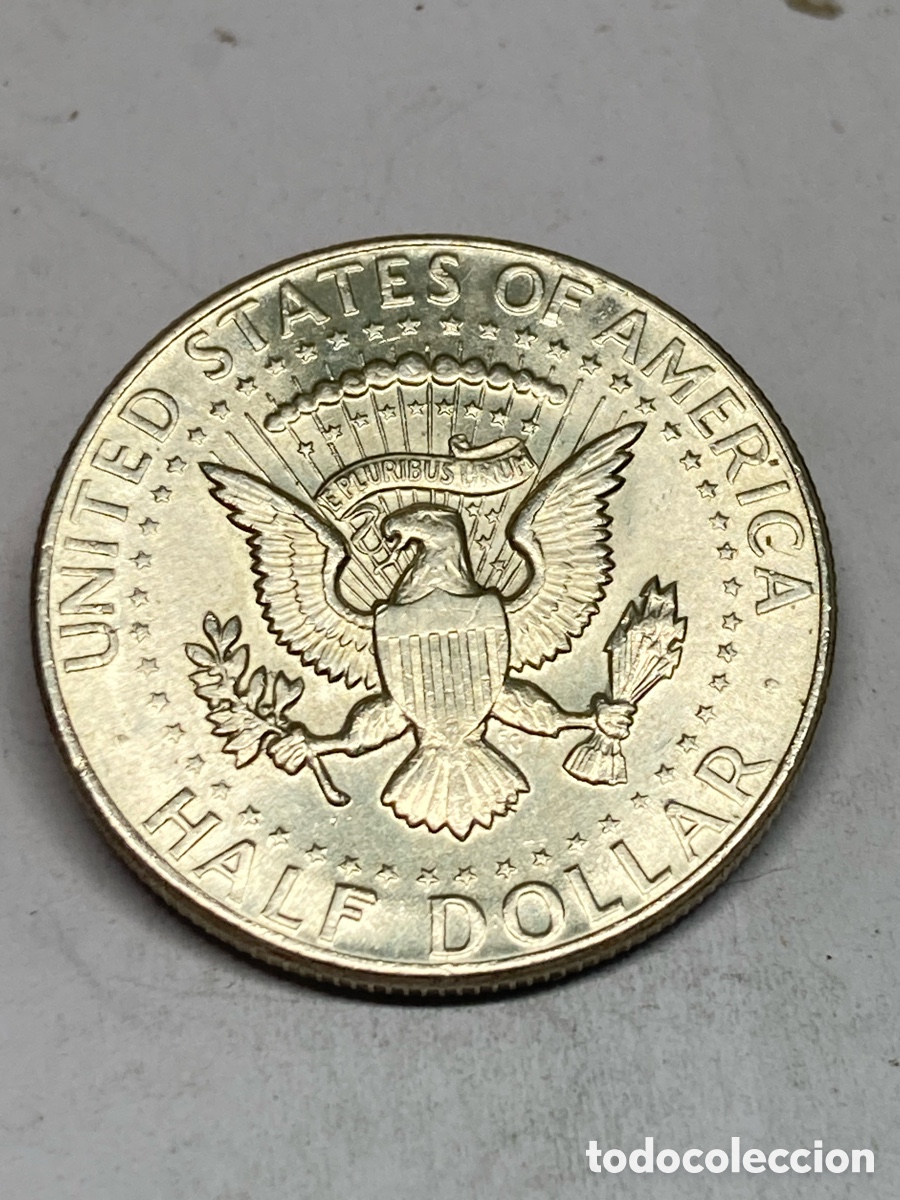 Monedas antiguas de Am&eacute;rica: Moneda de plata Half d&oacute;lar 1964 M29 - Foto 1