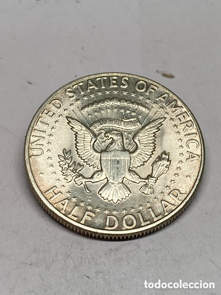Monedas antiguas de Am&eacute;rica: Moneda de plata Half Dollar 1964 M29 - Foto 1