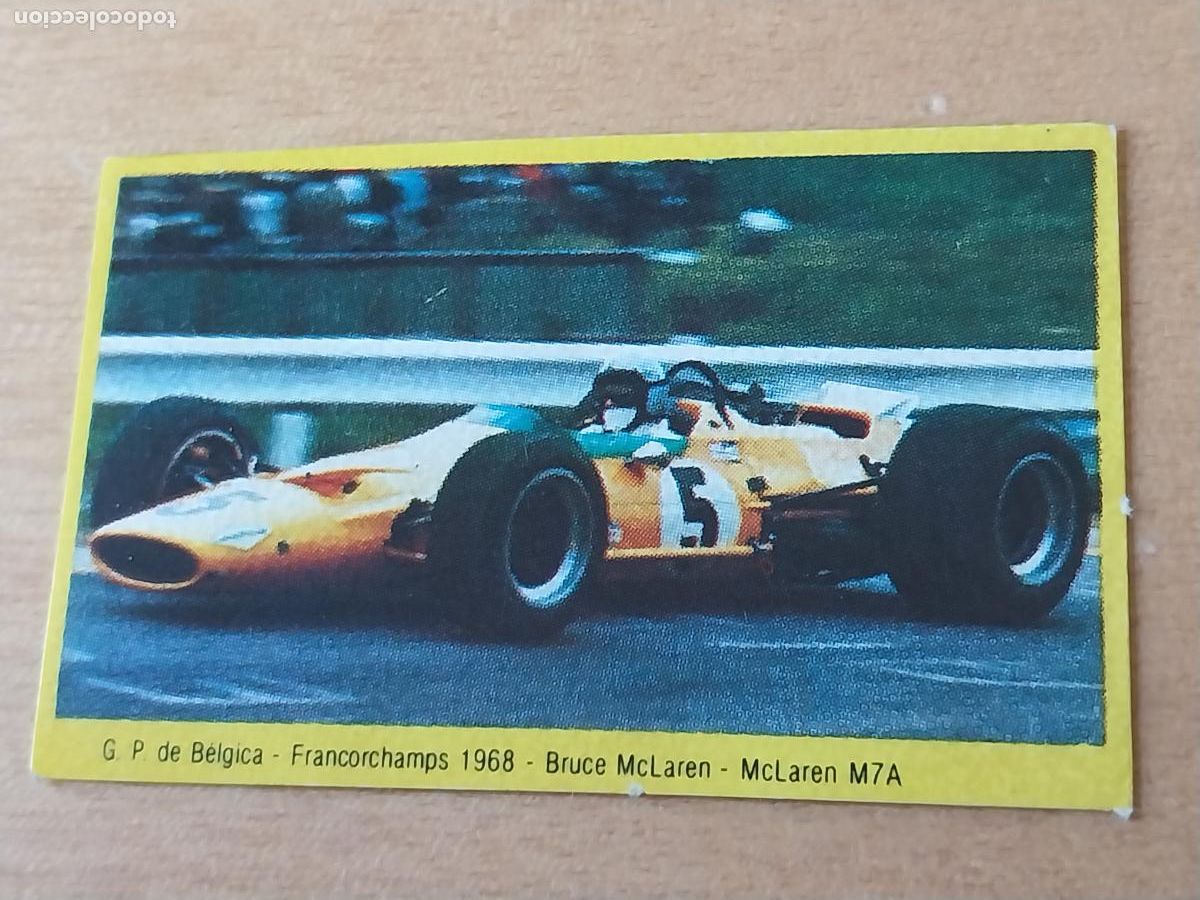 Monedas antiguas de Am&eacute;rica: BRUCE MC LAREN MCLAREN M7A ** FRANCORCHAMPS 1968 A&Ntilde;OS 80 CROMO SIN PEGAR PROMO YOGUR DANONE