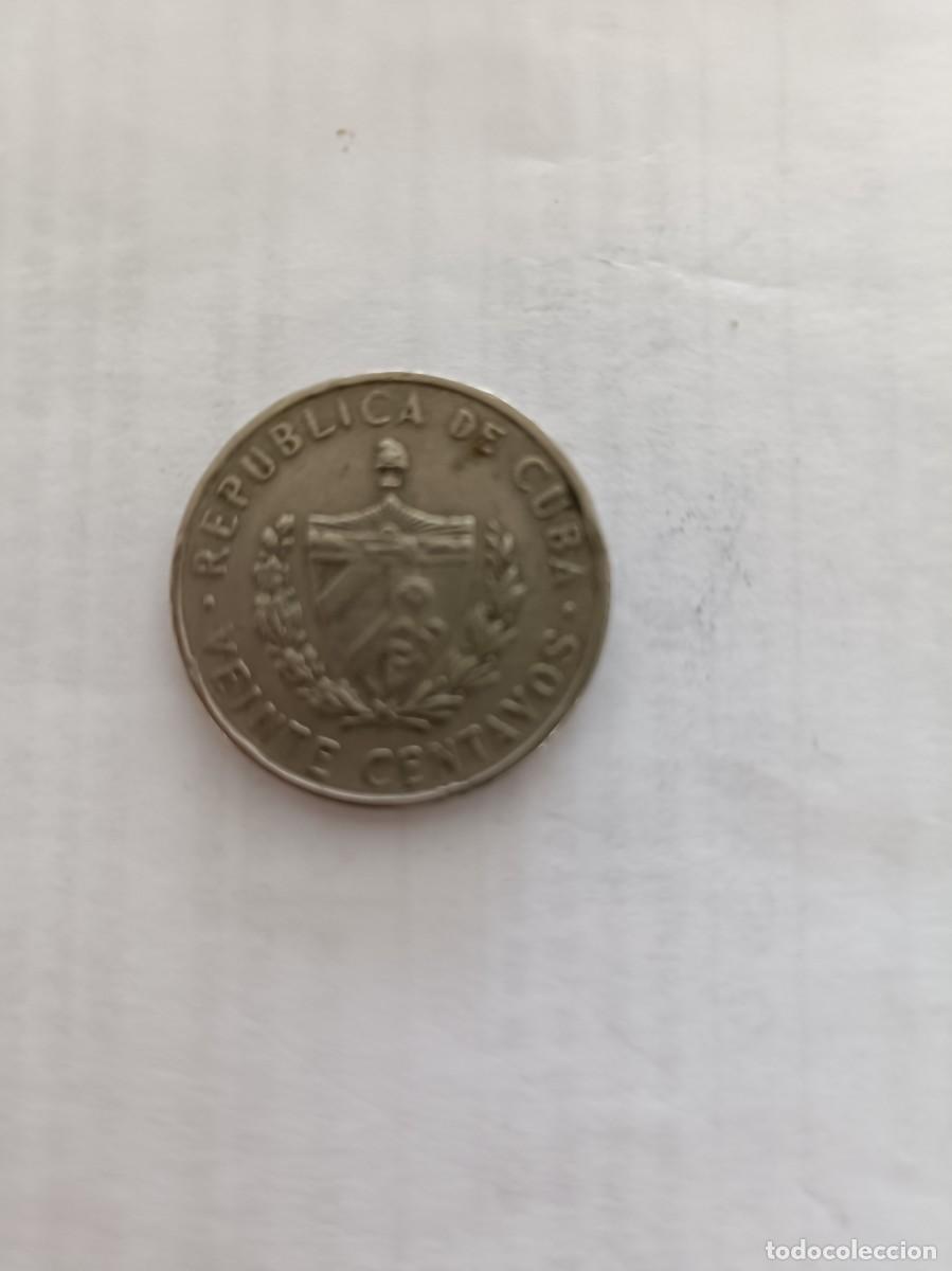 Monedas antiguas de Am&eacute;rica: MONEDA CUBA A&Ntilde;O 1962- 20 CENTAVOS - Foto 2