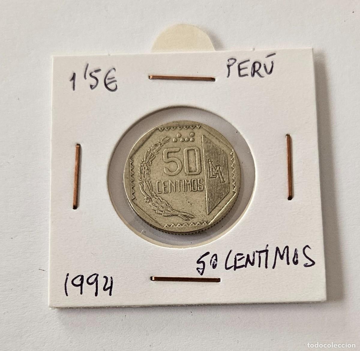 Monedas antiguas de Am&eacute;rica: MONEDA DE PERU 1994 &rdquo;50 CENTIMOS&rdquo; - Foto 1
