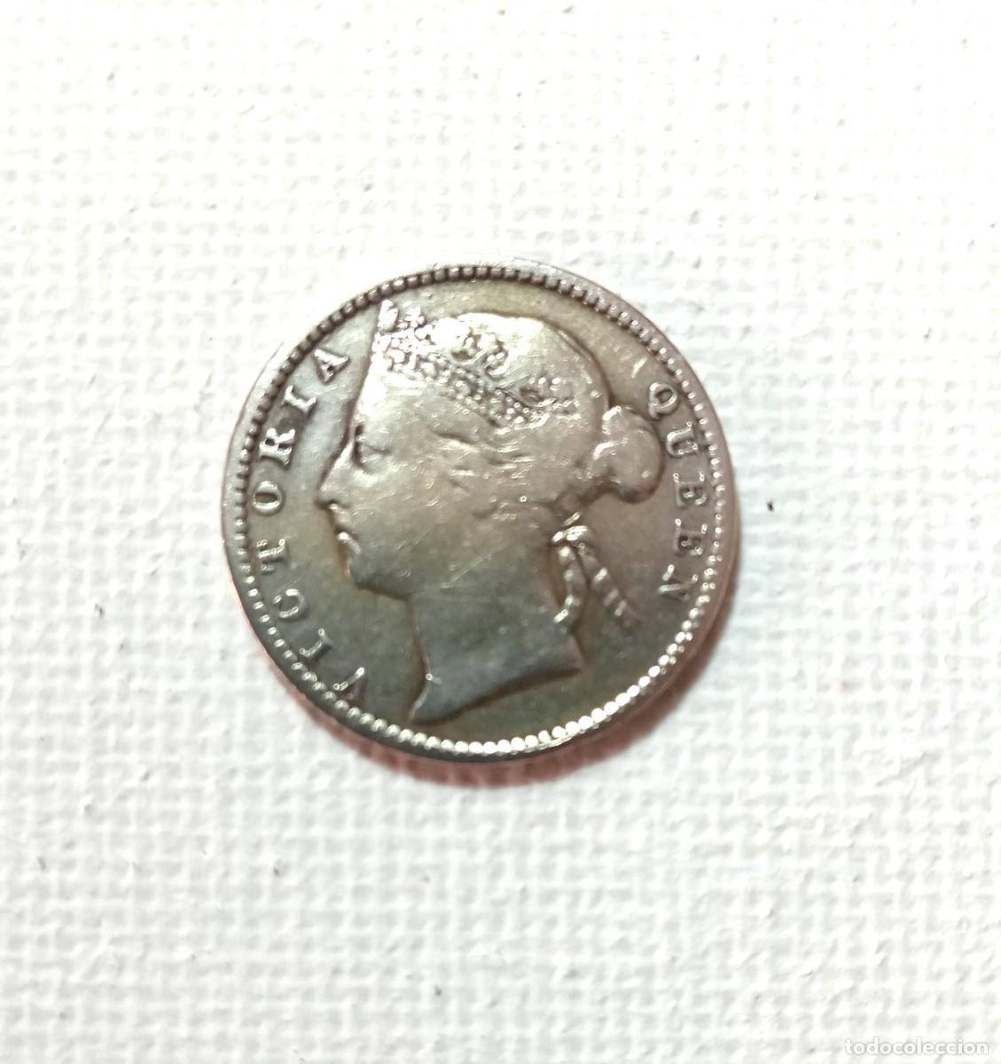 Monedas antiguas de Am&eacute;rica: MONEDAS DEL MUNDO . SETTLEMENTS .VICTORIA 10 CENTS 1891 . PLATA