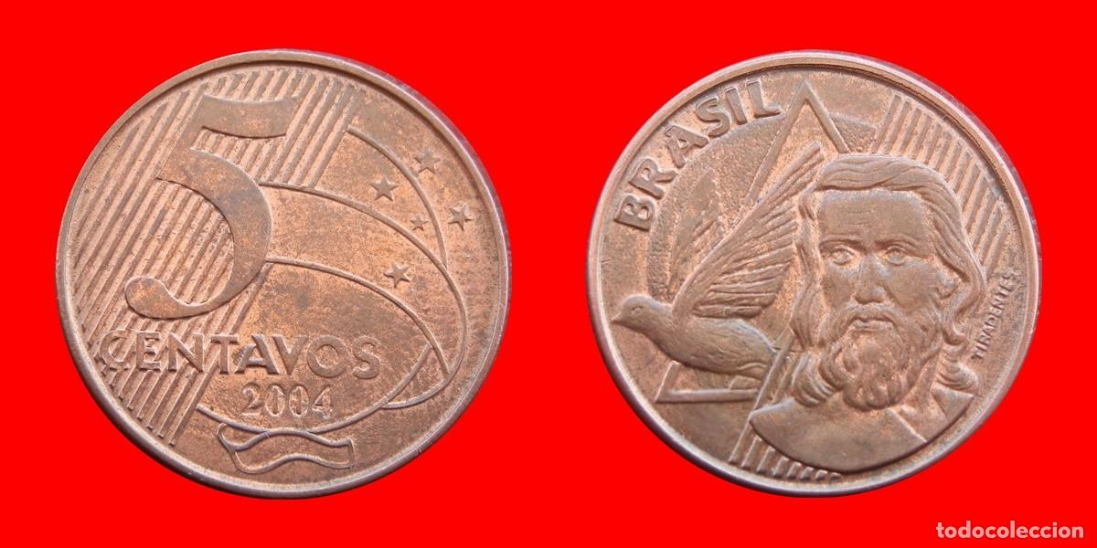 Monedas antiguas de Am&eacute;rica: 5 CENTAVOS 2004 BRASIL-108381 - Foto 1