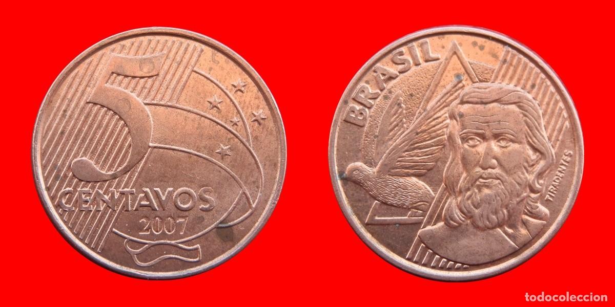 Monedas antiguas de Am&eacute;rica: 5 CENTAVOS 2007 BRASIL-108383 - Foto 1