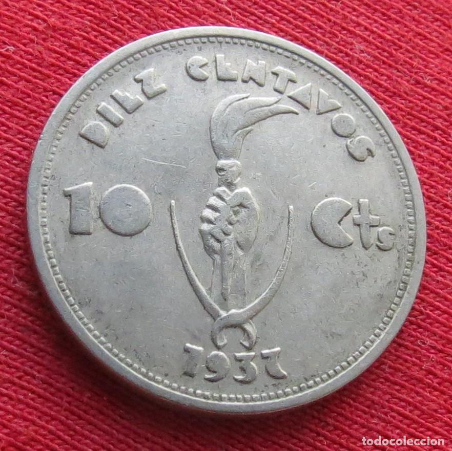 Monedas antiguas de Am&eacute;rica: Bolivia 10 centavos 1937 - Foto 1