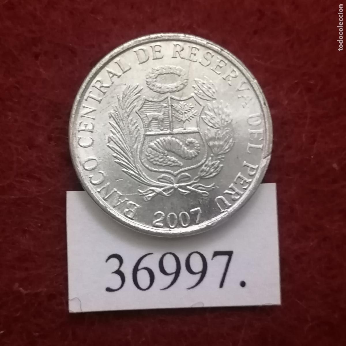 Monedas antiguas de Am&eacute;rica: Per&uacute; 1 c&eacute;ntimo 2007. - Foto 1