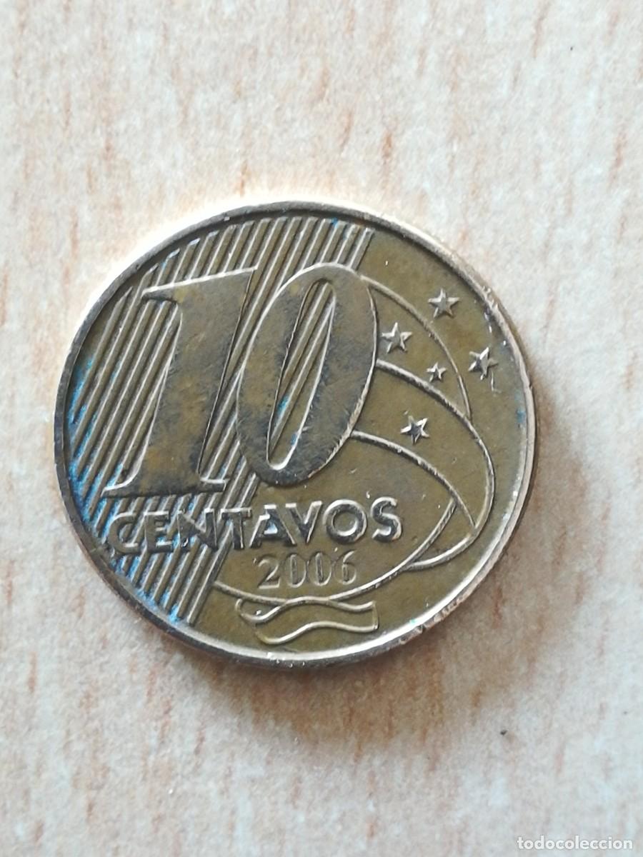 Monedas antiguas de Am&eacute;rica: MONEDA 10 CENTAVOS BRASIL - A&Ntilde;O 2006. - Foto 2