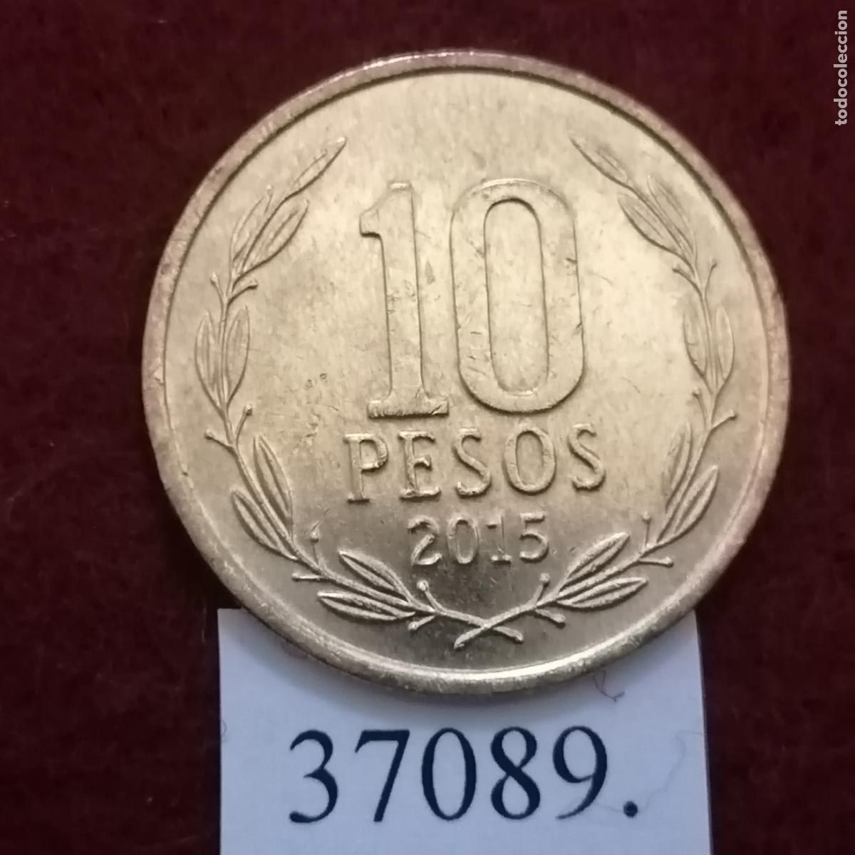 Monedas antiguas de Am&eacute;rica: Chile 10 c&eacute;ntimos 2015 - Foto 2