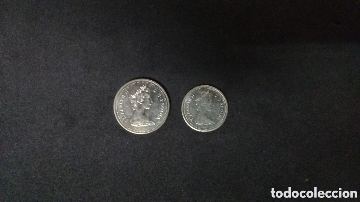 Monedas antiguas de Am&eacute;rica: Lote 2 monedas de Canada - Foto 2
