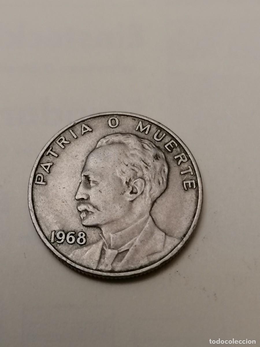 Monedas antiguas de Am&eacute;rica: Moneda ,Cuba, 20 cent , 1968 , MBC - Foto 1