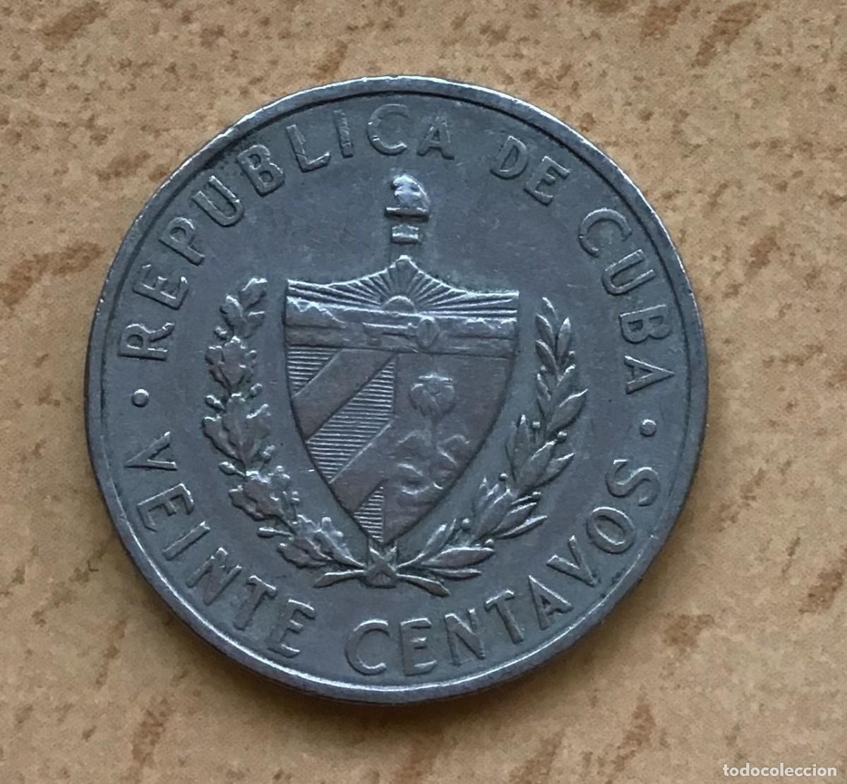 Monedas antiguas de Am&eacute;rica: 20 centavos de Cuba. A&ntilde;o 1962 - Foto 1