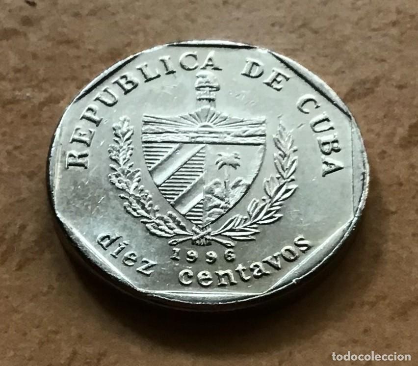 Monedas antiguas de Am&eacute;rica: 10 centavos de Cuba. A&ntilde;o 1996 - Foto 1