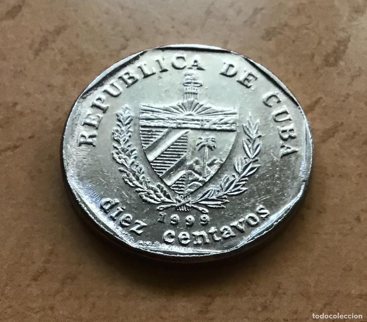 Monedas antiguas de Am&eacute;rica: 10 centavos de Cuba. A&ntilde;o 1999 - Foto 1