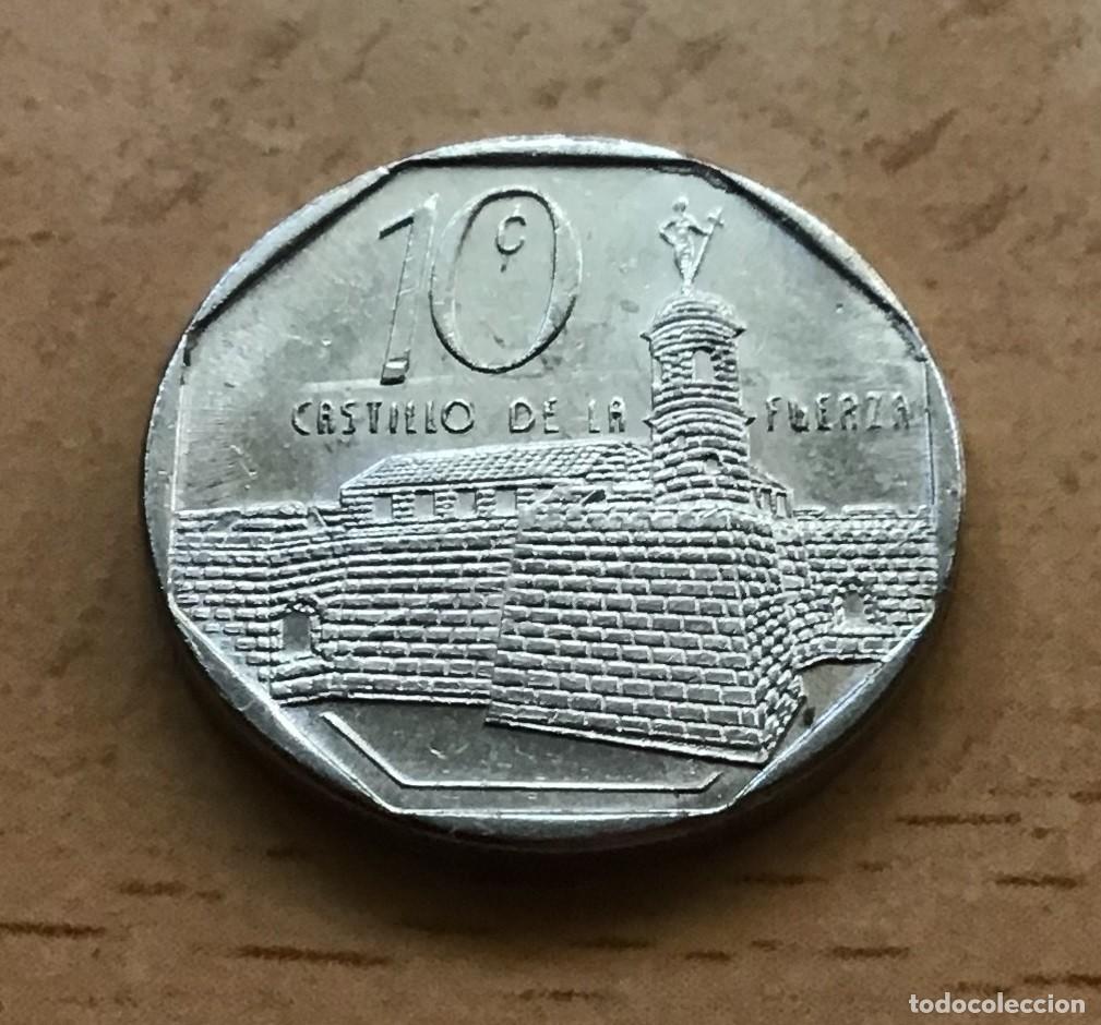 Monedas antiguas de Am&eacute;rica: 10 centavos de Cuba. A&ntilde;o 1999 - Foto 2