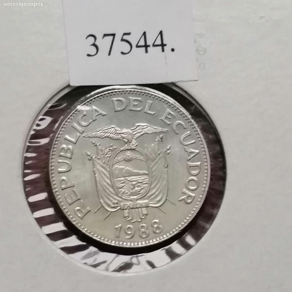 Monedas antiguas de Am&eacute;rica: Ecuador 1 sucre 1988 - Foto 2