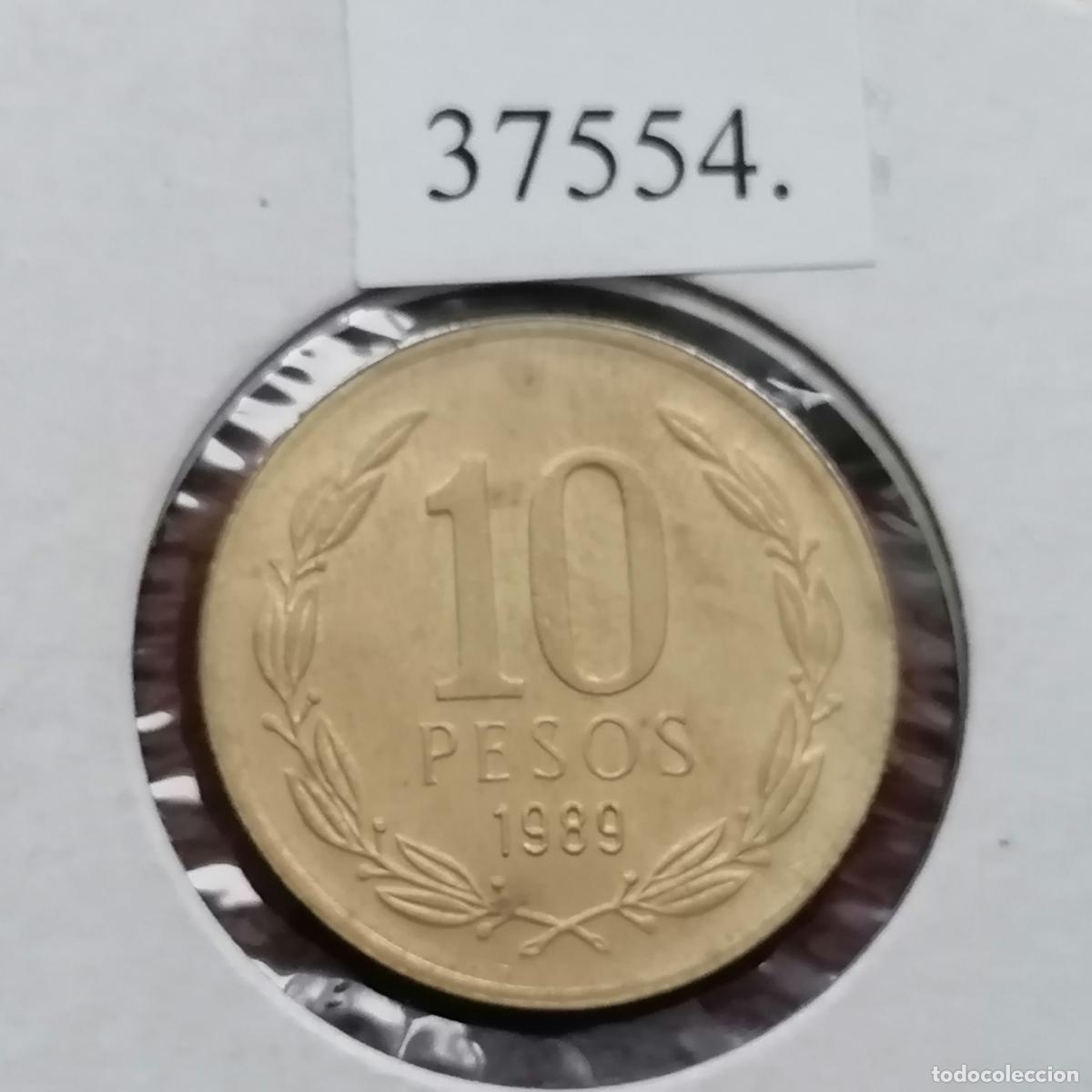 Monedas antiguas de Am&eacute;rica: Chile 10 pesos 1989 . - Foto 2
