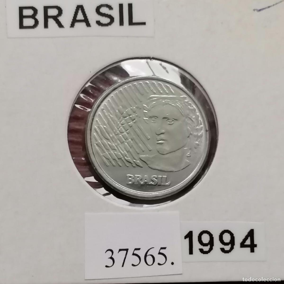 Monedas antiguas de Am&eacute;rica: Brasil 5 c&eacute;ntimos 1994 - Foto 1