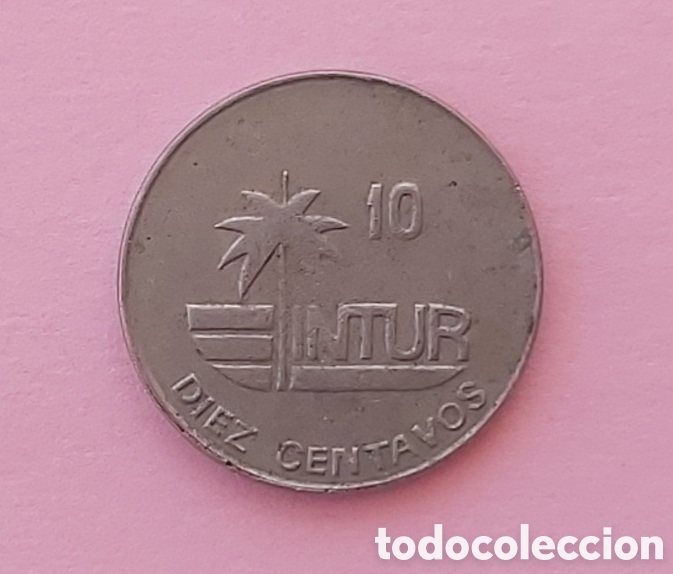 Monedas antiguas de Am&eacute;rica: Moneda 10 cent. Colibr&igrave;. Cuba - Foto 2