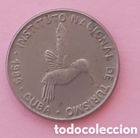 Monedas antiguas de Am&eacute;rica: Moneda 10 cent. Colibr&igrave;. Cuba - Foto 1