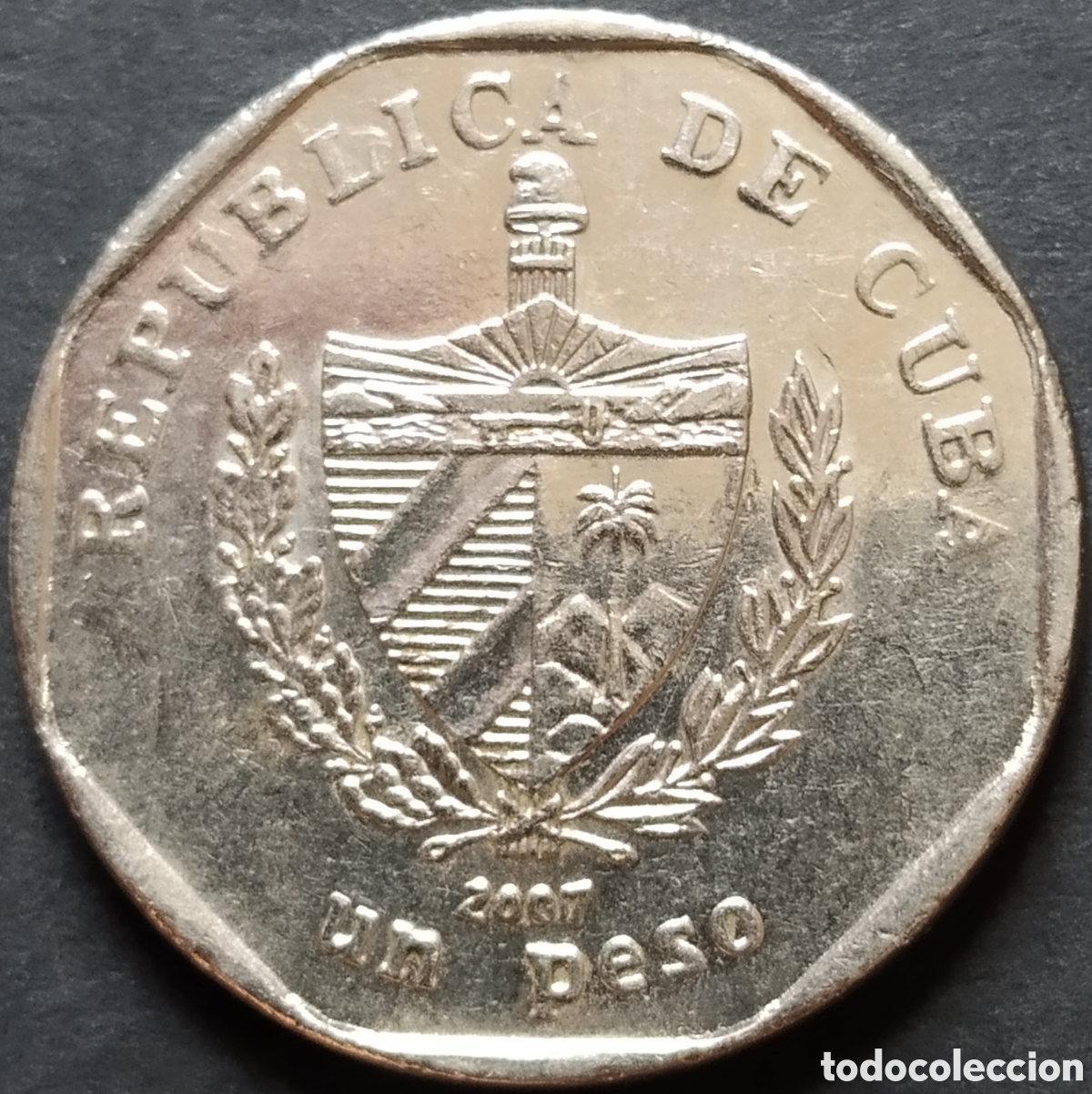 Monedas antiguas de Am&eacute;rica: MONEDA - CUBA 1 PESO 2007 - Foto 2