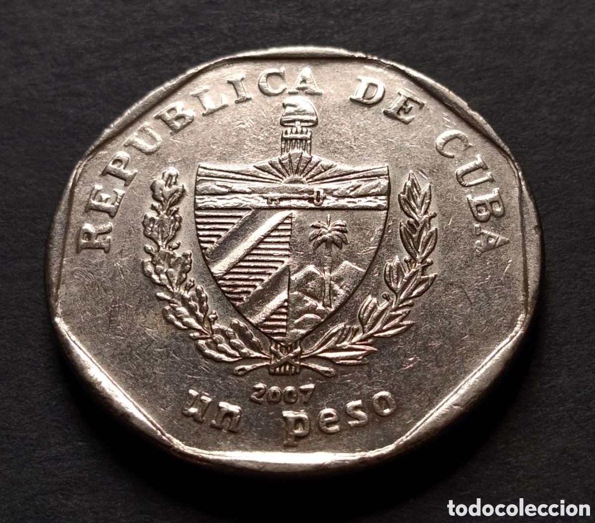Monedas antiguas de Am&eacute;rica: MONEDA - CUBA 1 PESO 2007 - Foto 4