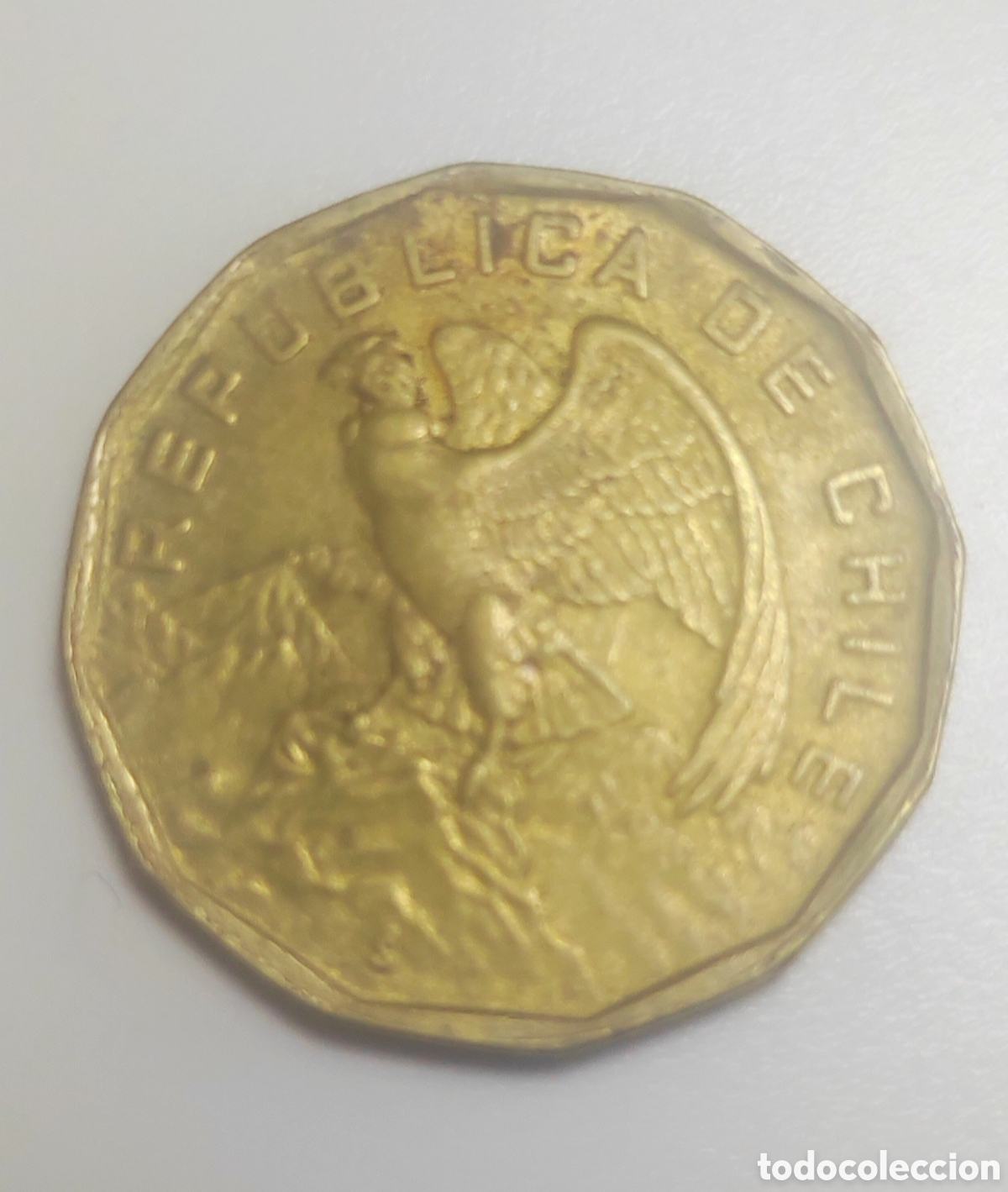 Monedas antiguas de Am&eacute;rica: Moneda 100 pesos chilenos 1974 - Foto 1