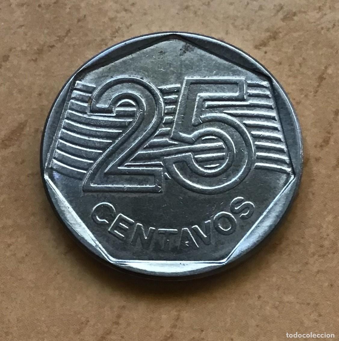 Monedas antiguas de Am&eacute;rica: 25 centavos de Brasil. A&ntilde;o 1994 - Foto 1