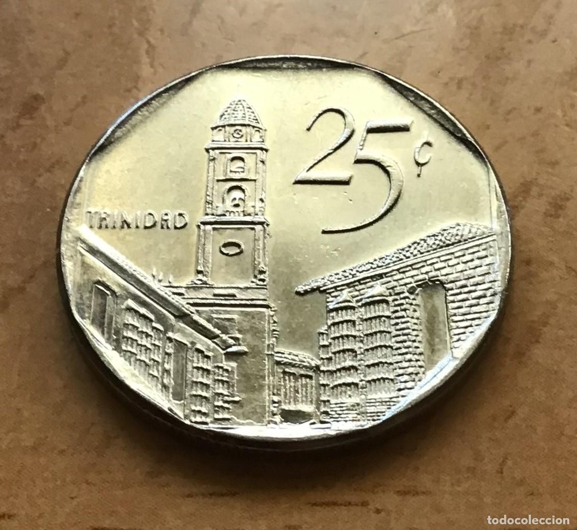 Monedas antiguas de Am&eacute;rica: 25 centavos de Cuba. A&ntilde;o 2003 - Foto 2