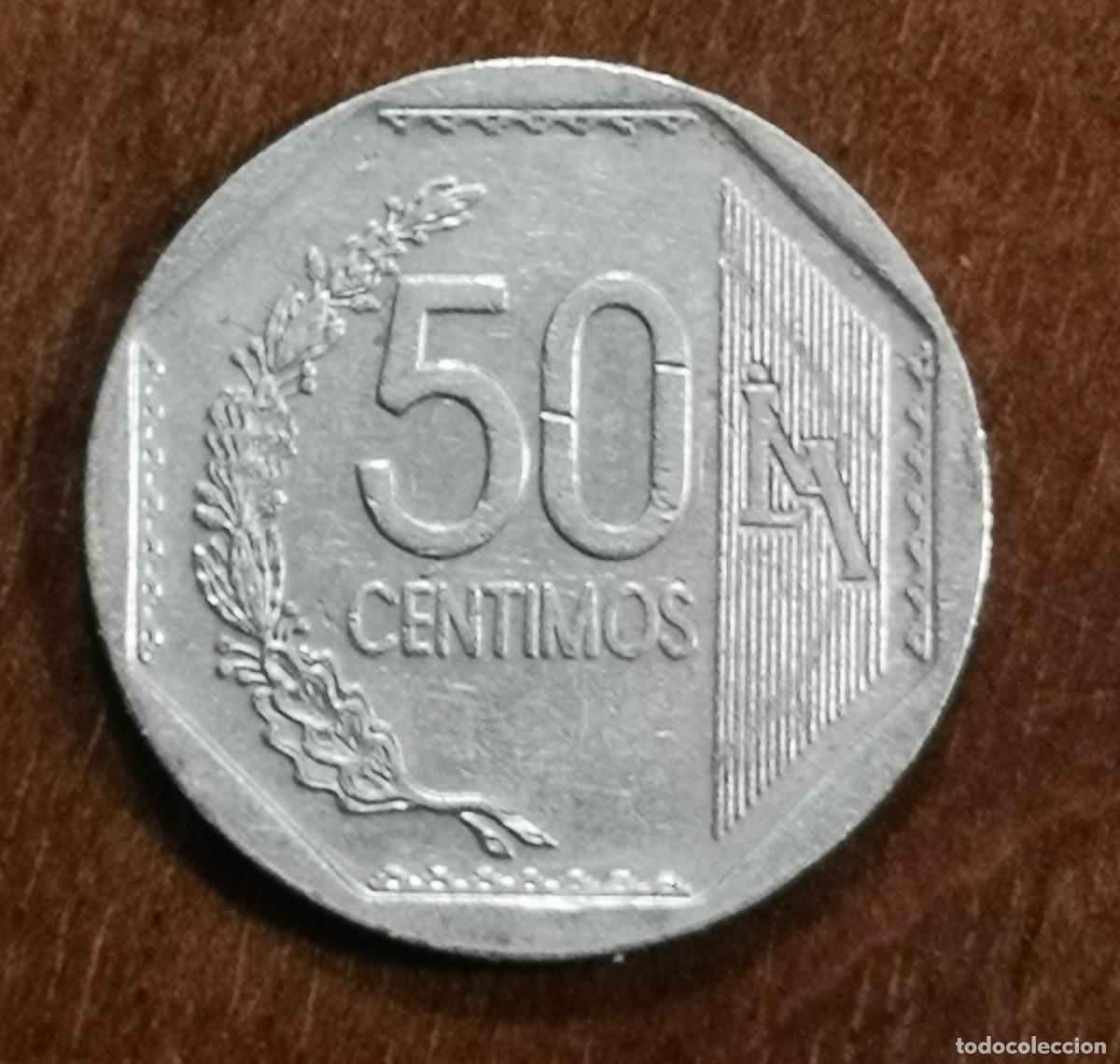 Monedas antiguas de Am&eacute;rica: MONEDA PERU - 50 centimos 2007 - Foto 1