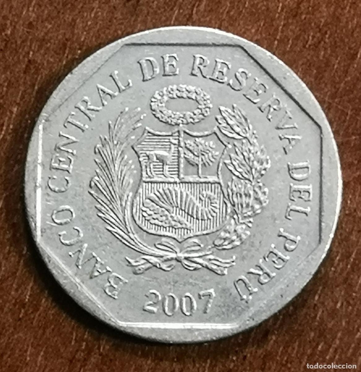 Monedas antiguas de Am&eacute;rica: MONEDA PERU - 50 centimos 2007 - Foto 2
